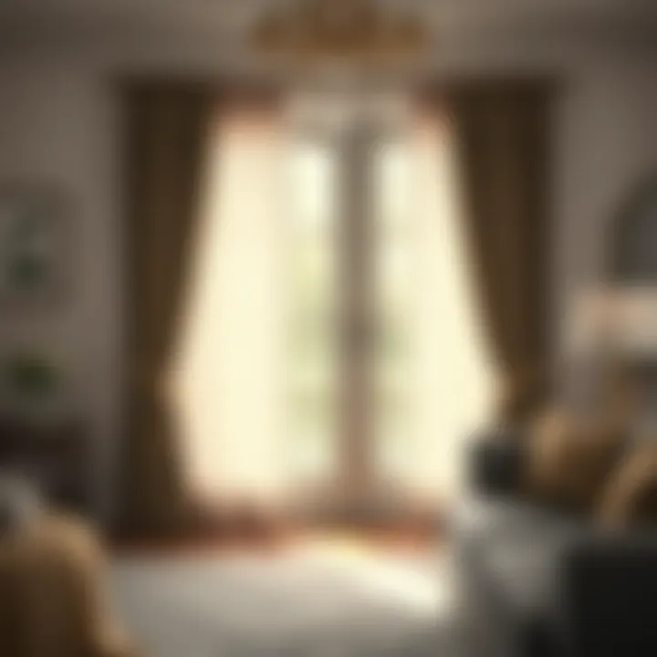 Magnificent The Role of Rod Pocket Curtains for French Doors