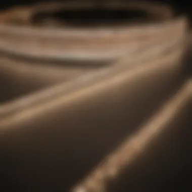 Innovative Features of LED Strip Lights Close-up of battery-powered LED strip lights showcasing features