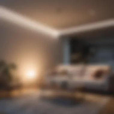 Effortless Installation Techniques DIY installation of smart LED strip lights in a home