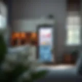 Compact refrigerator showcasing energy-efficient features