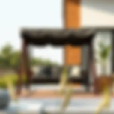 Quality Materials for Longevity Durable materials used in a convertible canopy swing