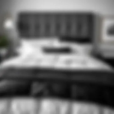 Care instructions for maintaining black and white comforters