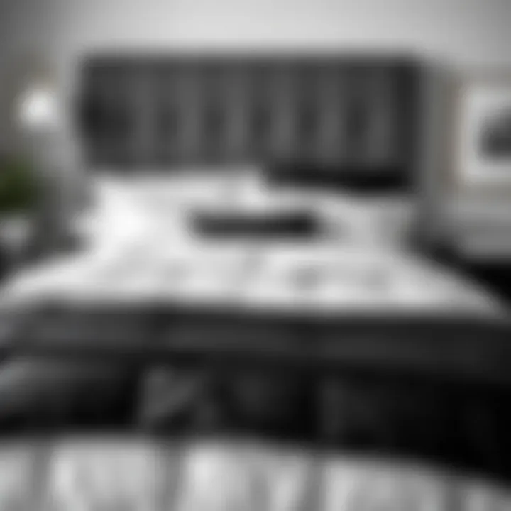 Care instructions for maintaining black and white comforters