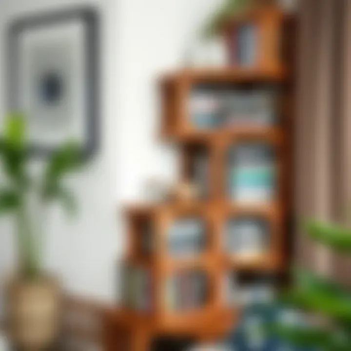 Creative DIY CD storage solution with repurposed wood