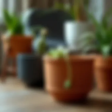 Illustration showing the importance of drainage in plant pots