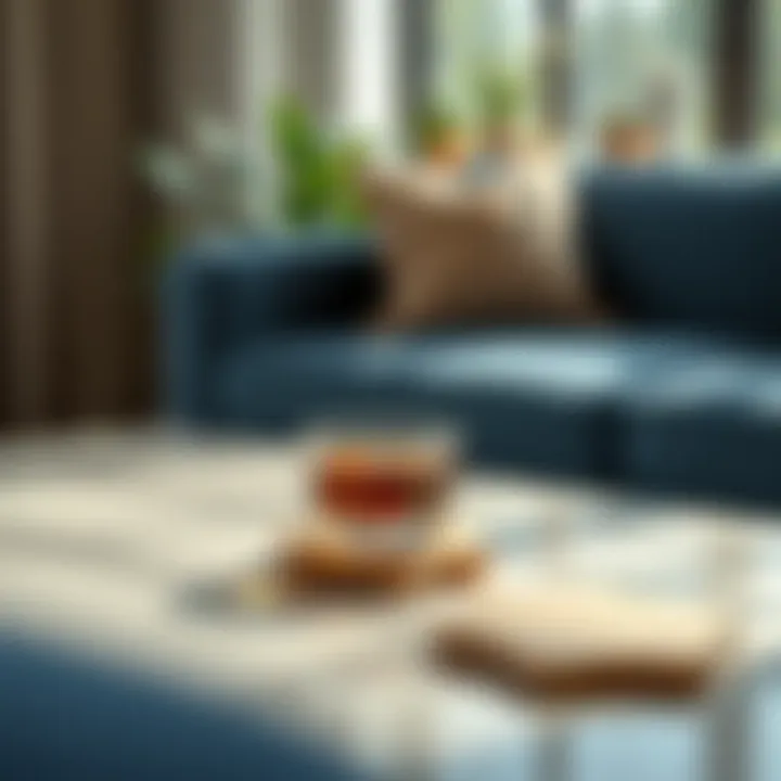 Stylish Coasters in Modern Interiors Stylish coasters complementing modern interior design