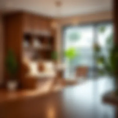 Compact breakfast nook with space-saving furniture