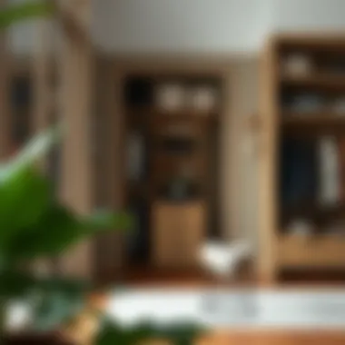 Stylish closet featuring sustainable materials