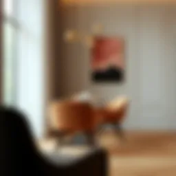 Elegant dining chair design showcasing modern aesthetics