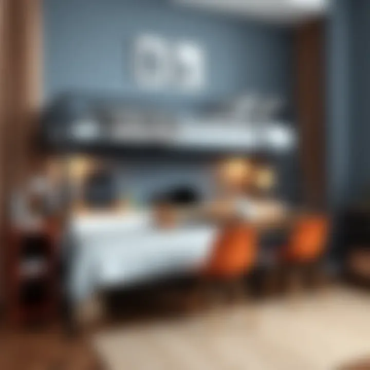 Stylish customization options for double twin loft beds