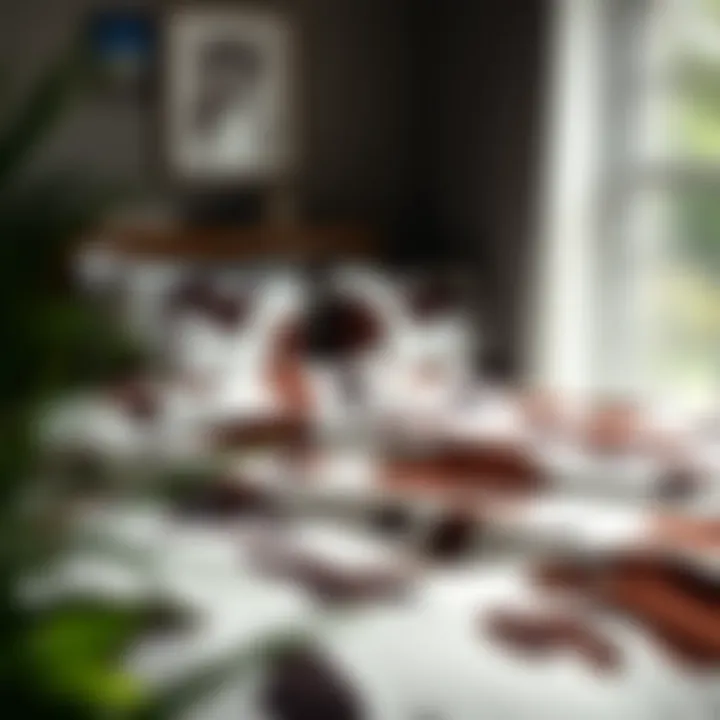 Eco-Friendly Cow Print Comforter Eco-friendly cow print comforter displayed in a cozy setting