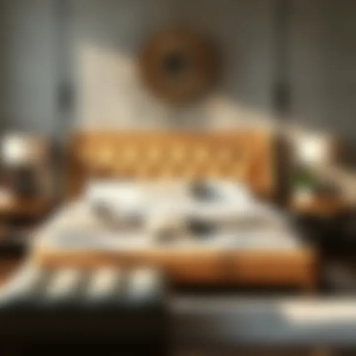 Variety of materials used in queen size bed sets