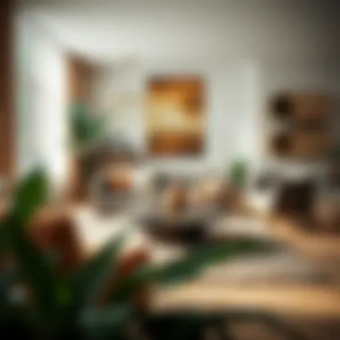 Stylish wool area rugs enhancing home decor