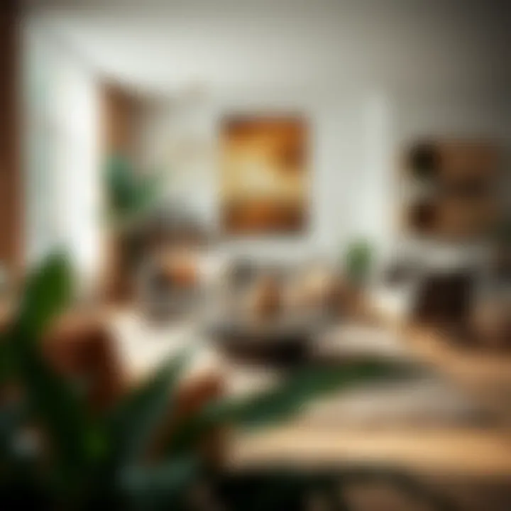 Stylish wool area rugs enhancing home decor