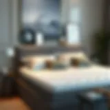 Luxurious memory foam double bed topper enhancing sleep quality