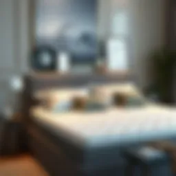 Luxurious memory foam double bed topper enhancing sleep quality