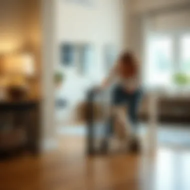 Easy Pet Gate Installation Installation process of a pet gate demonstrating ease of setup