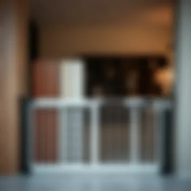 Diverse Pet Gate Materials A variety of pet gate materials displayed side by side