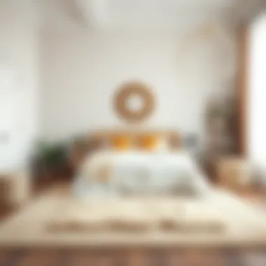Comfort and Style: Area Rugs in the Bedroom Cozy bedroom adorned with a soft area rug