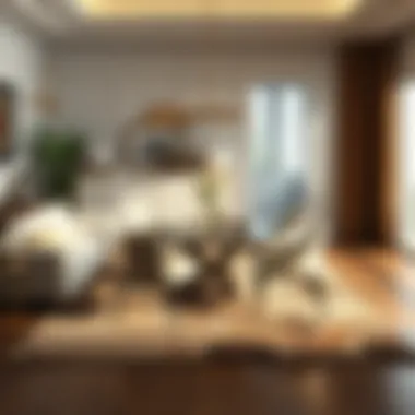 Dining Elegance: The Role of Area Rugs Elegant dining area featuring a stylish area rug