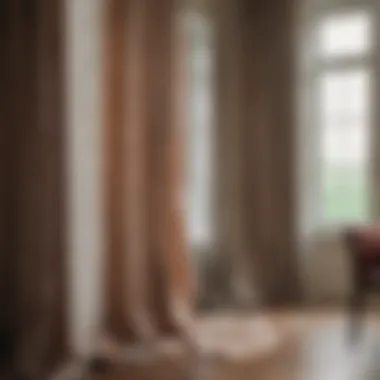 Diverse Fabric Options for Long Curtains Variety of fabric options for long curtains