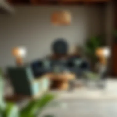 Selection of sustainable furniture pieces made from reclaimed materials