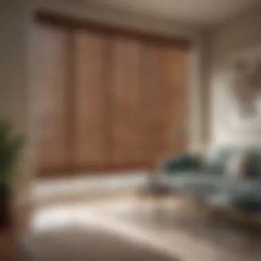 Stylish Faux Wood Blinds Complementing Elegant Decor Stylish faux wood blinds complementing elegant decor