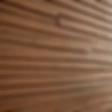 Close-Up of Textured Faux Wood Blind Slats Close-up of textured faux wood blind slats