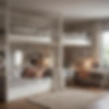 Creative Solutions: Bunk Beds Merging with Workspaces Innovative furniture design combining bunk beds and workspaces