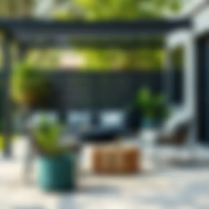 Eco-friendly patio furniture made from sustainable materials