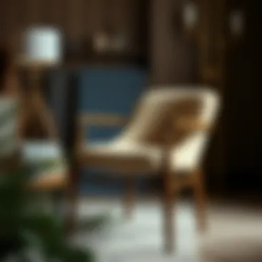 Elegant Khols chair design showcasing craftsmanship