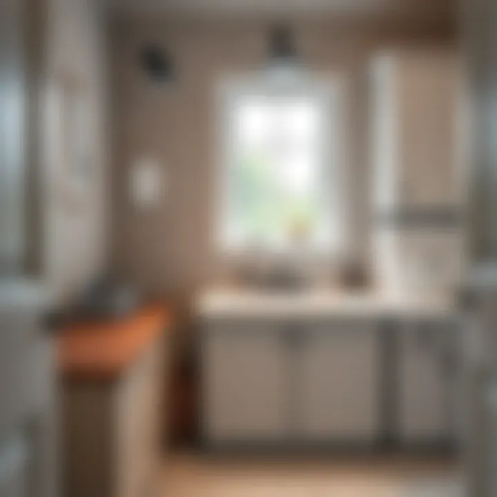 Diverse Materials in Laundry Room Sink Base Cabinets Variety of materials used in laundry room sink base cabinets