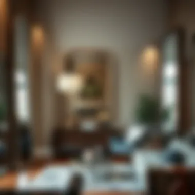 Various styles of long mirrors displayed in a home decor setting