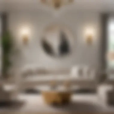 Modern Sofa Design in Elegant Living Room Elegant living room featuring Meridian Furniture's modern sofa design