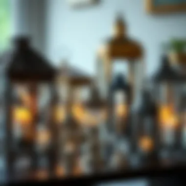 Diversity of Metal Lantern Styles Variety of metal table lanterns in different styles and finishes