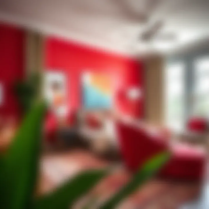 Vibrant Bedroom Decor Vibrant bedroom decor utilizing bold colors and textures