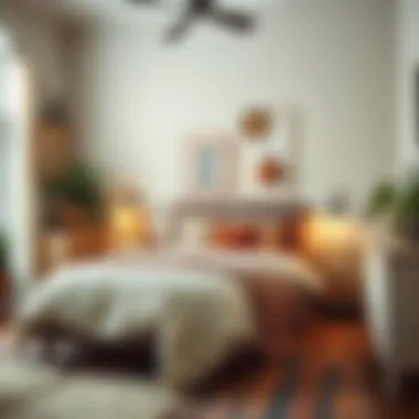 Vintage Modern Blend Stylish bedroom featuring a blend of vintage and modern decor