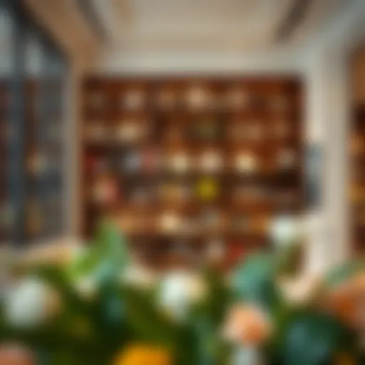 Elegant retail bookcase showcasing diverse genres