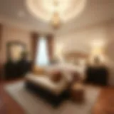 Elegant bedroom showcasing Rooms to Go furniture