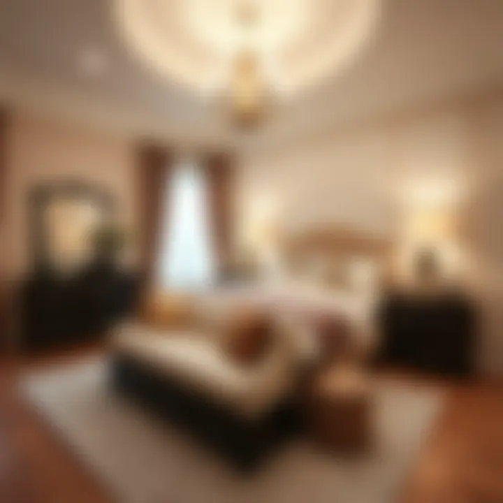 Elegant bedroom showcasing Rooms to Go furniture