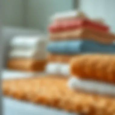 Variety of shower rugs featuring different materials and designs