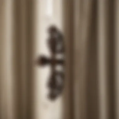 Elegant Side Window Curtain Rod Elegant side window curtain rod with intricate design