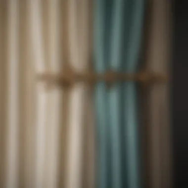 Variety of Curtain Rods Variety of side window curtain rods displayed for selection
