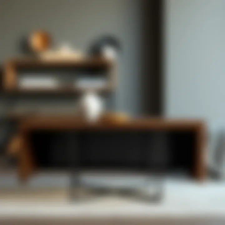 High-quality materials used in the construction of a square side table