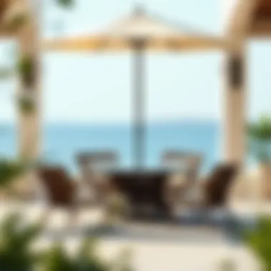Exploring the Aesthetics and Functionality of a Six-Piece Patio Set with Umbrella Introduction