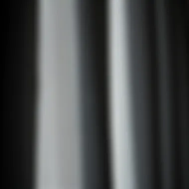 Blackout Curtain Fabric Close-up Close-up view of blackout curtain fabric highlighting its light-blocking capabilities