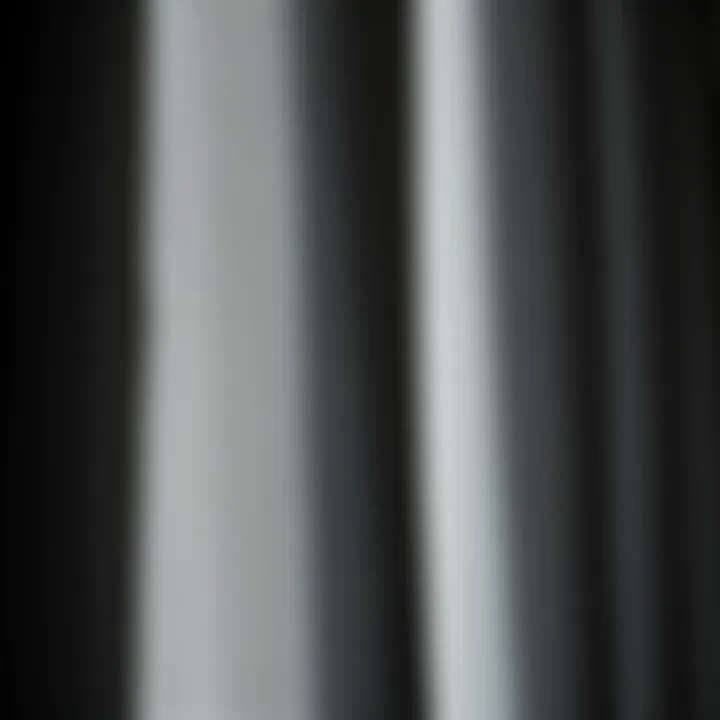 Blackout Curtain Fabric Close-up Close-up view of blackout curtain fabric highlighting its light-blocking capabilities