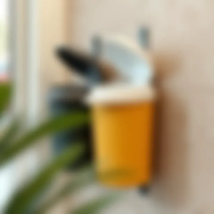 Maintenance tips for wall mounted garbage cans