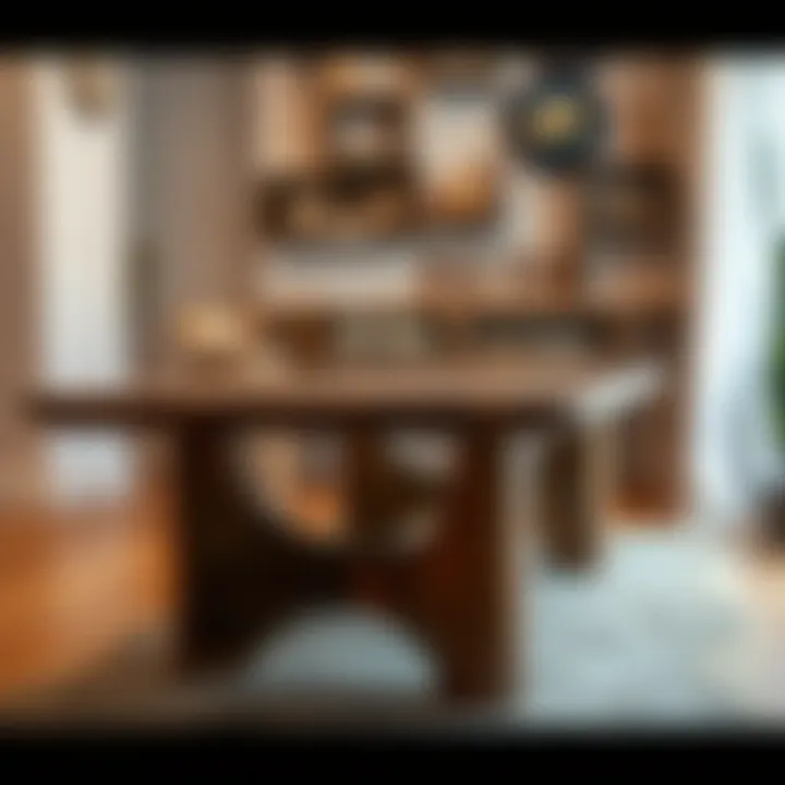 Stylish 27 inch table made from reclaimed wood