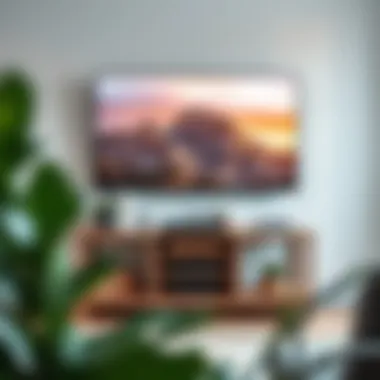 Innovative DIY TV Stand Innovative DIY TV stand crafted from repurposed materials